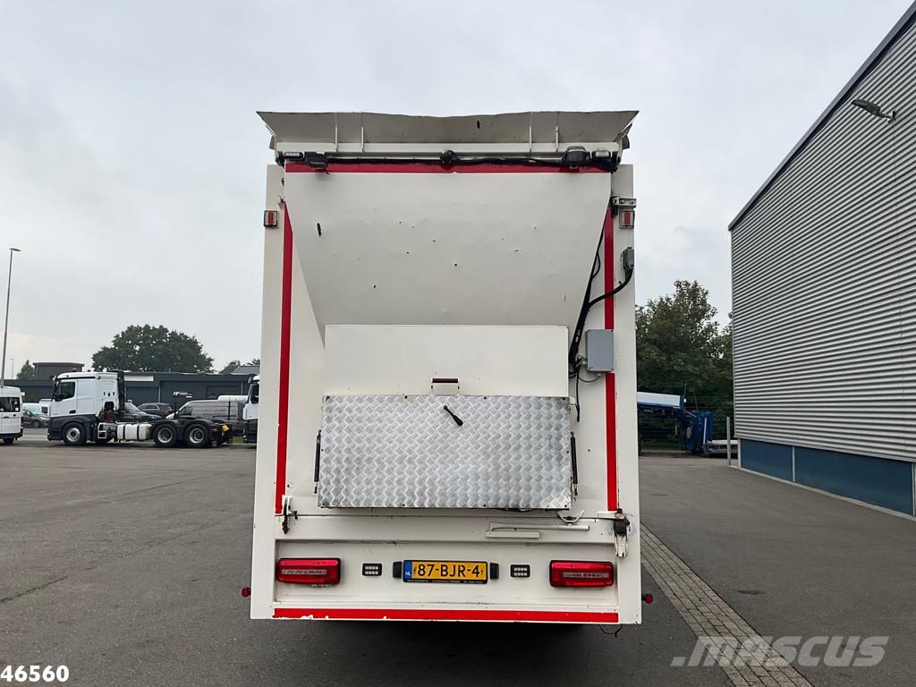 DAF FAN CF 290 Euro 6 Hiab 21 Tonmeter laadkraan 폐기물 수거 트럭