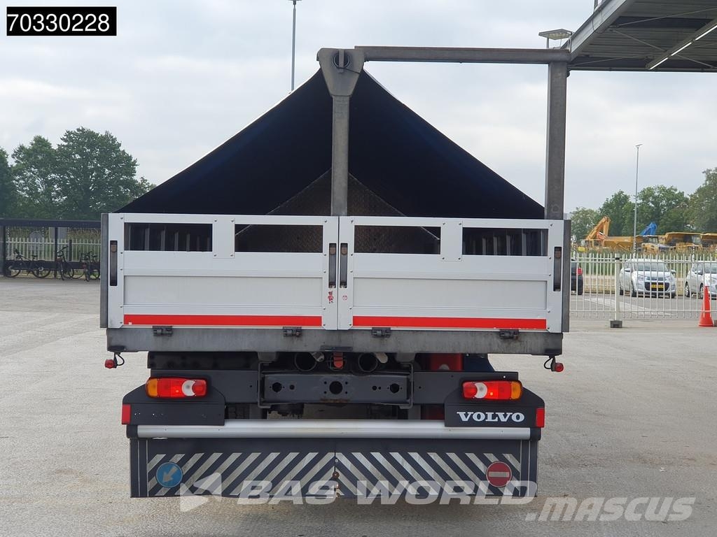 Volvo FL 280 4X2 18tons truck HMF 1120K-RC Crane Kran Fu 平板栏板货车