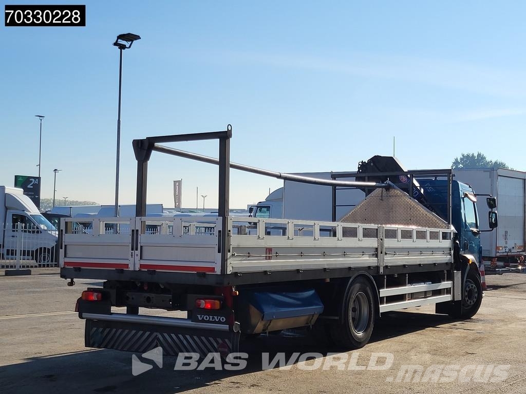 Volvo FL 280 4X2 18tons truck HMF 1120K-RC Crane Kran Fu Camiones de cama baja
