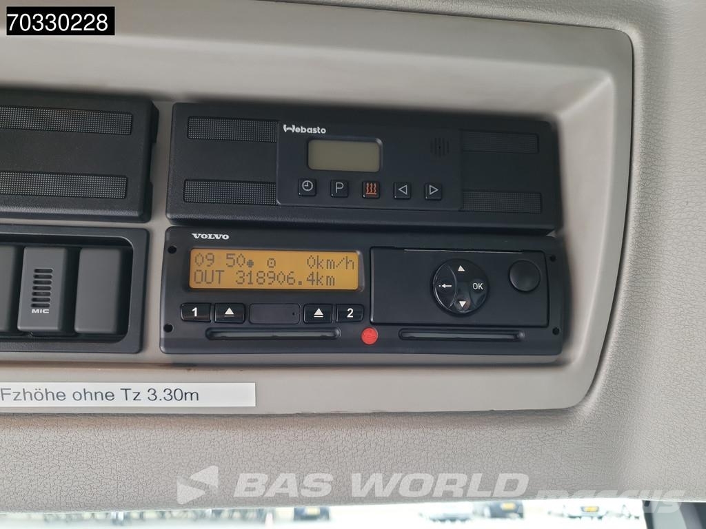 Volvo FL 280 4X2 18tons truck HMF 1120K-RC Crane Kran Fu 平板栏板货车