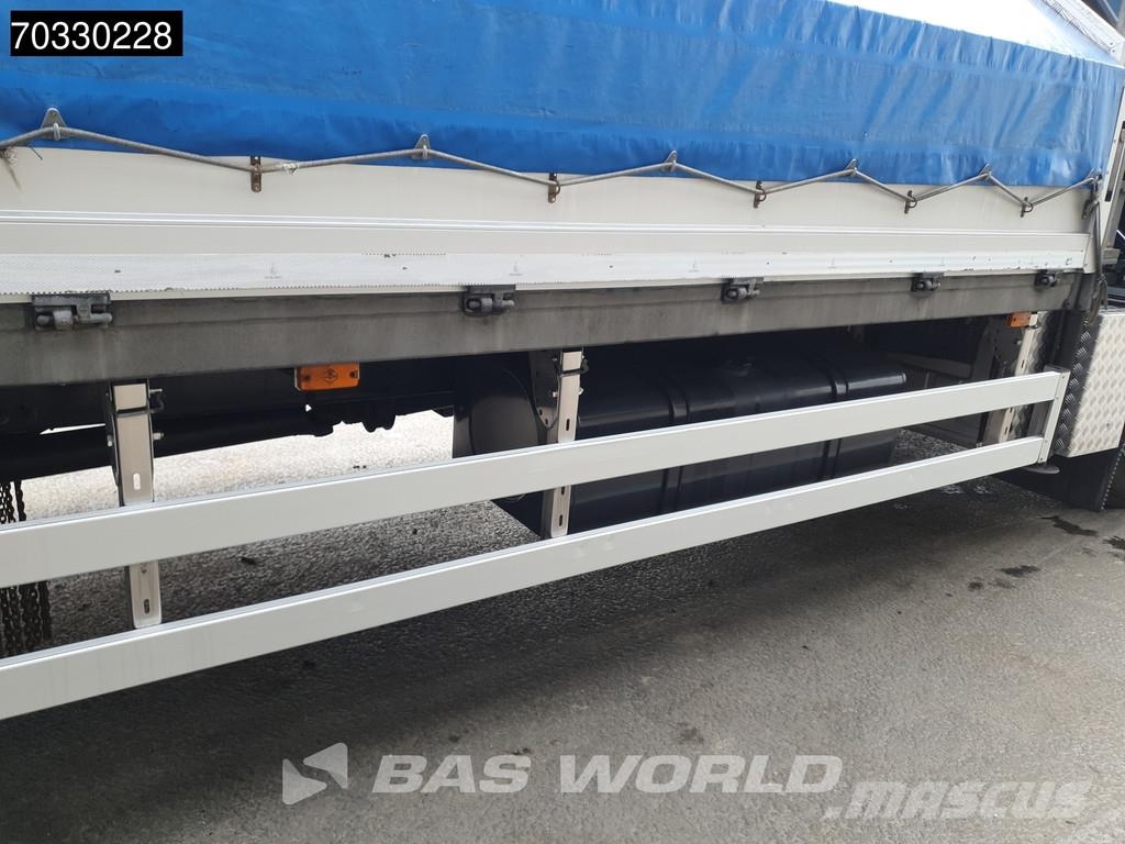 Volvo FL 280 4X2 18tons truck HMF 1120K-RC Crane Kran Fu 平板栏板货车