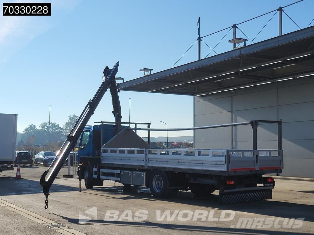 Volvo FL 280 4X2 18tons truck HMF 1120K-RC Crane Kran Fu Platte bakwagens