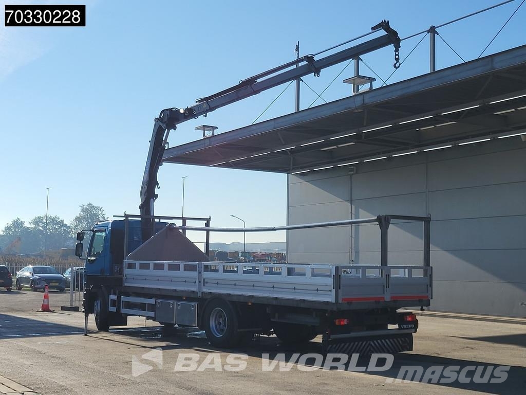 Volvo FL 280 4X2 18tons truck HMF 1120K-RC Crane Kran Fu Camiones de cama baja