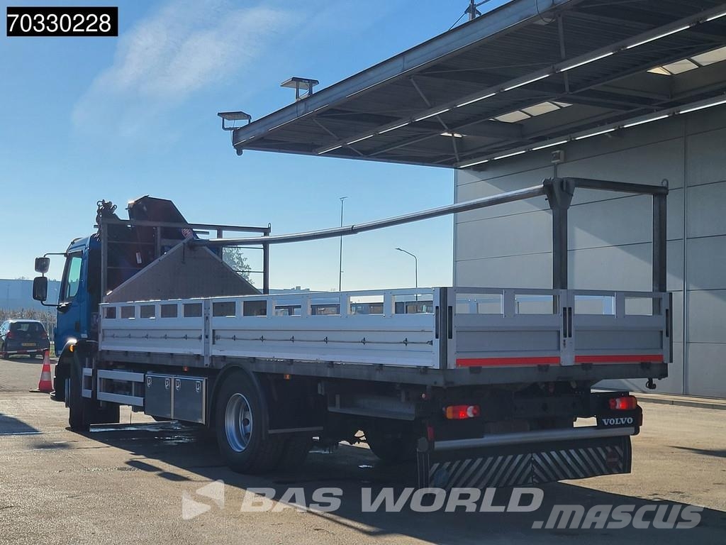 Volvo FL 280 4X2 18tons truck HMF 1120K-RC Crane Kran Fu Platte bakwagens