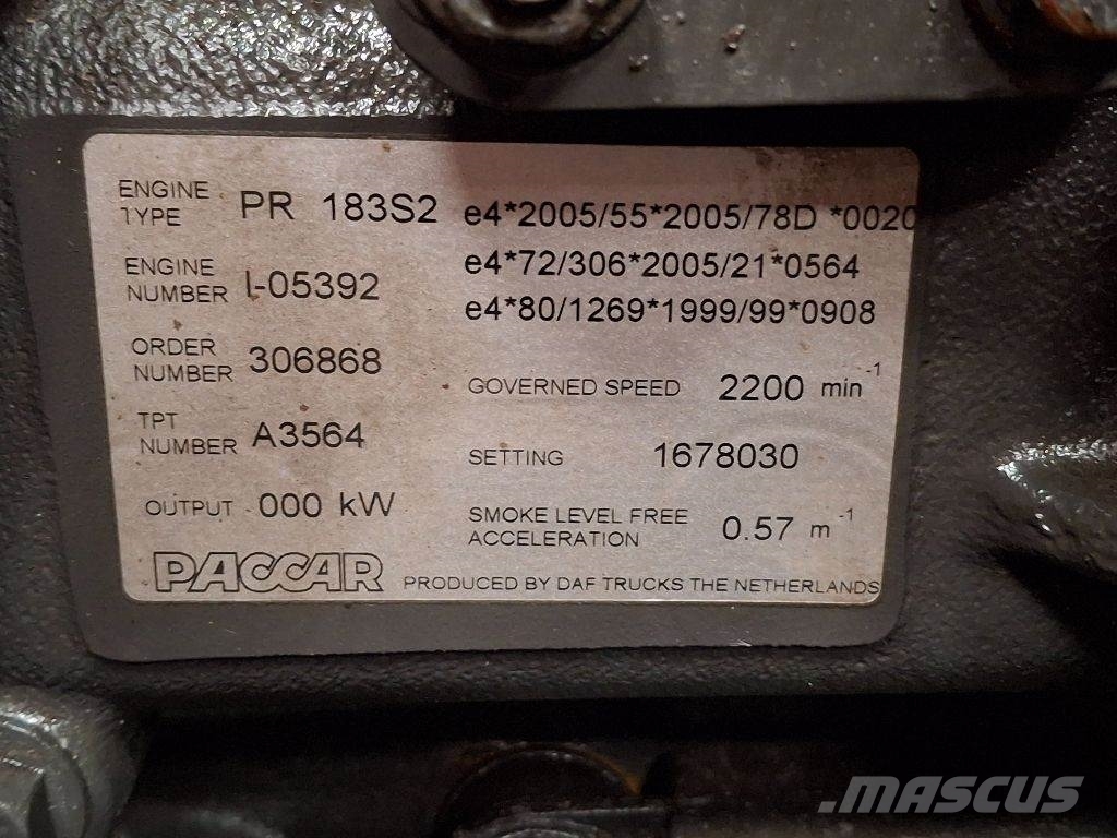 Paccar PR183S2 发动机