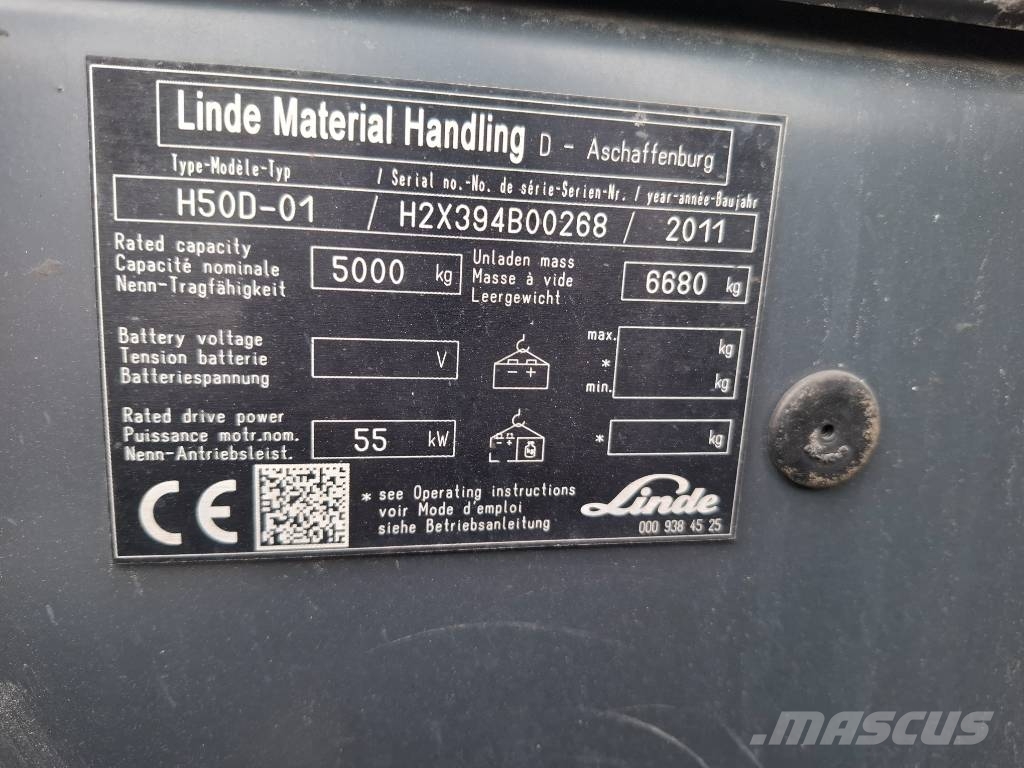 Linde H50D-01 Container Dieseltrukit