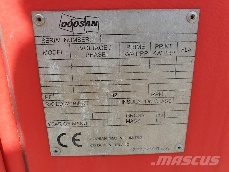 Doosan G500 Dizel agregati