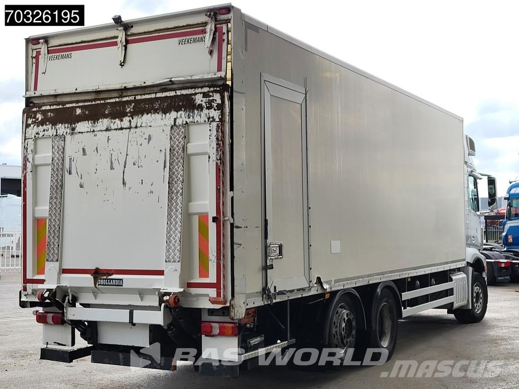 Mercedes-Benz Actros 2642 Actros 6X2 2500kg ladebordwand Lift+St شاحنات ذات هيكل صندوقي