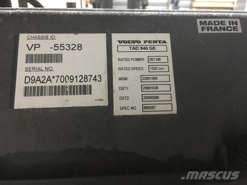 Volvo TAD940GE USED Engines