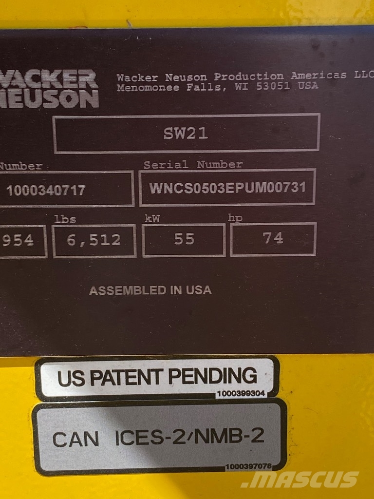 Wacker Neuson SW21 Minicargadoras