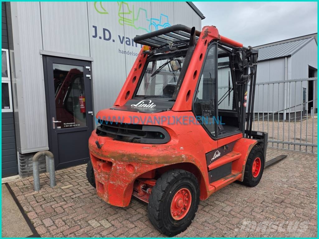 Linde H 60 D-02 6-cil.Deutz diesel+forkpositioner+shift Diesel forklifts