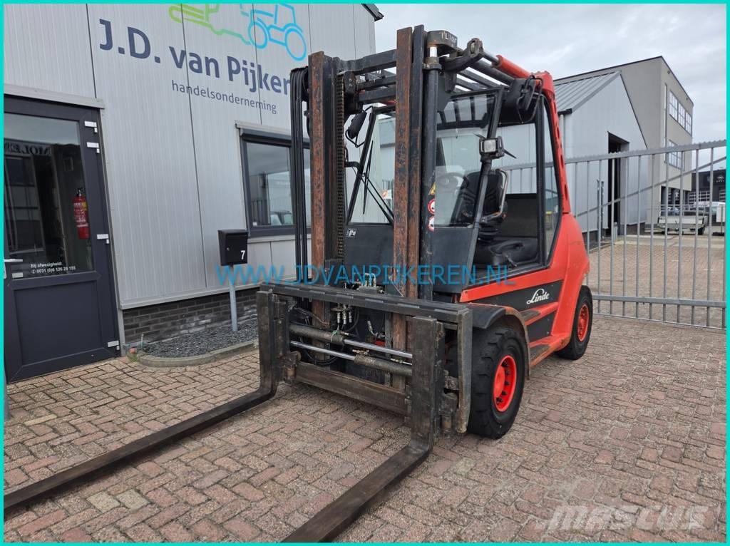 Linde H 60 D-02 6-cil.Deutz diesel+forkpositioner+shift Diesel forklifts