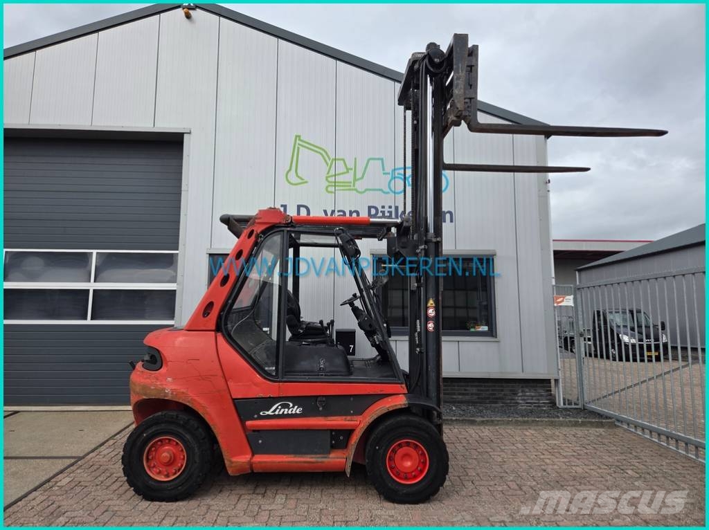 Linde H 60 D-02 6-cil.Deutz diesel+forkpositioner+shift Diesel forklifts