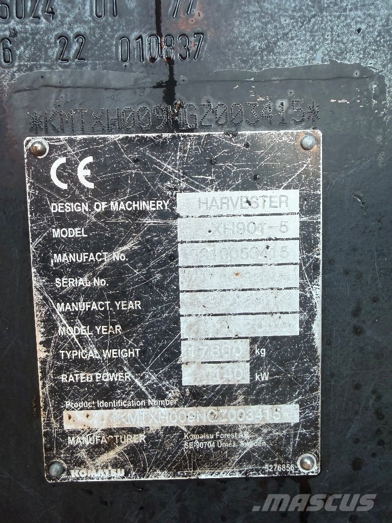 Komatsu 901 Харвестери