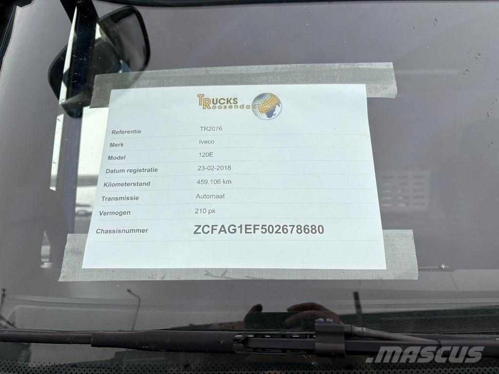 Iveco Eurocargo 120 E 21 + LOAD LIFT + EURO 6 Box body trucks