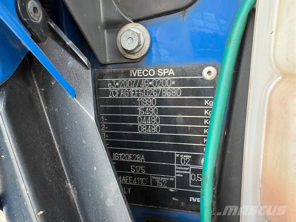 Iveco Eurocargo 120 E 21 + LOAD LIFT + EURO 6 Box body trucks