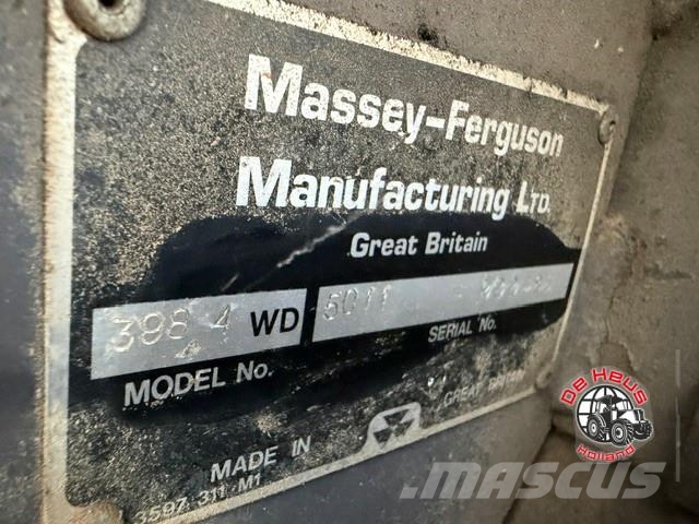 Massey Ferguson MF398T 4wd. Tractoren