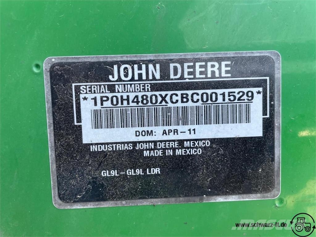 John Deere H 480 Voorladers en gravers
