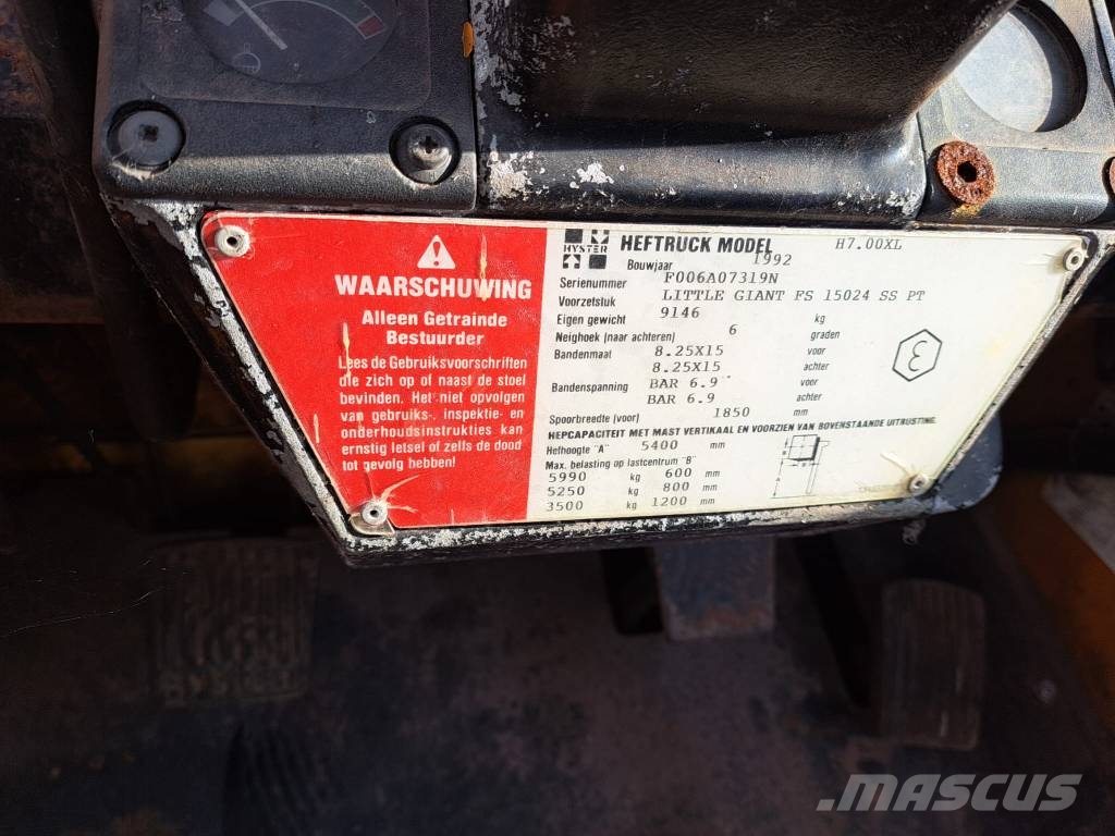 Hyster H 7.00 XL Empilhadores Diesel