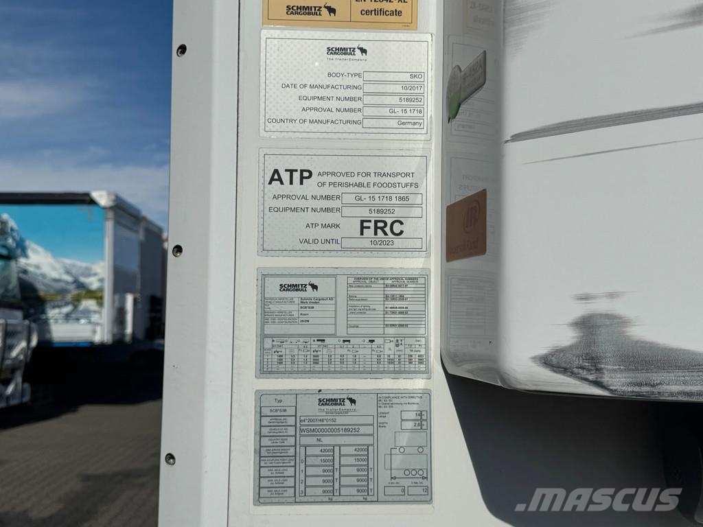 Schmitz Cargobull Thermo King SLXi 300 / OV-Laadklep / Rotos-Disc / Semi-trailer med Kølefunktion