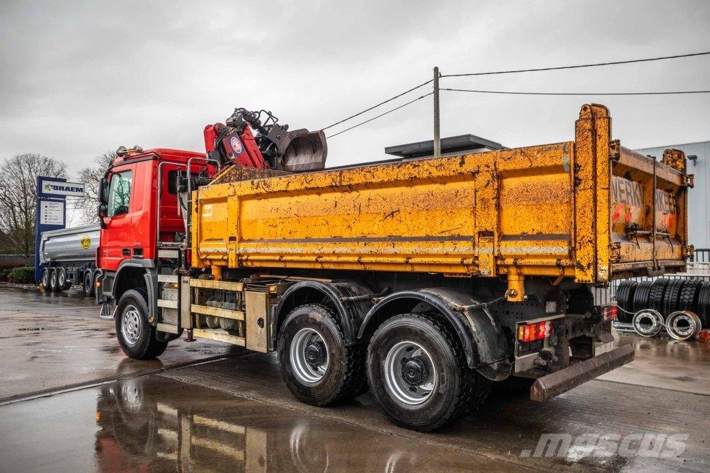 Mercedes-Benz ACTROS 3344 AK-MP3 + HMF1643 Z2 Самоскиди