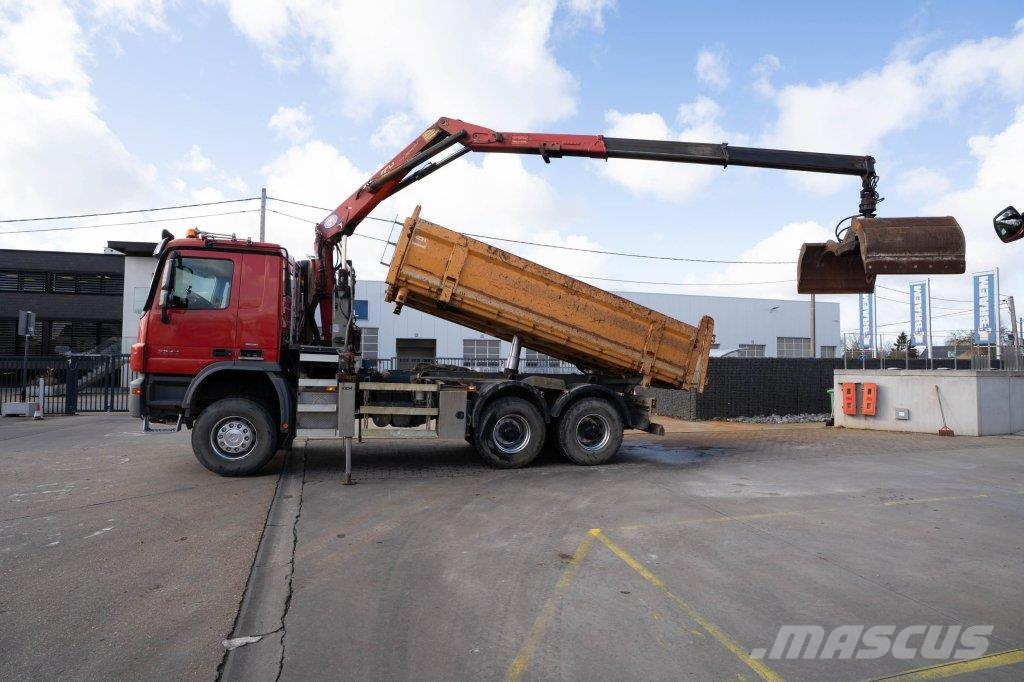 Mercedes-Benz ACTROS 3344 AK-MP3 + HMF1643 Z2 Самоскиди