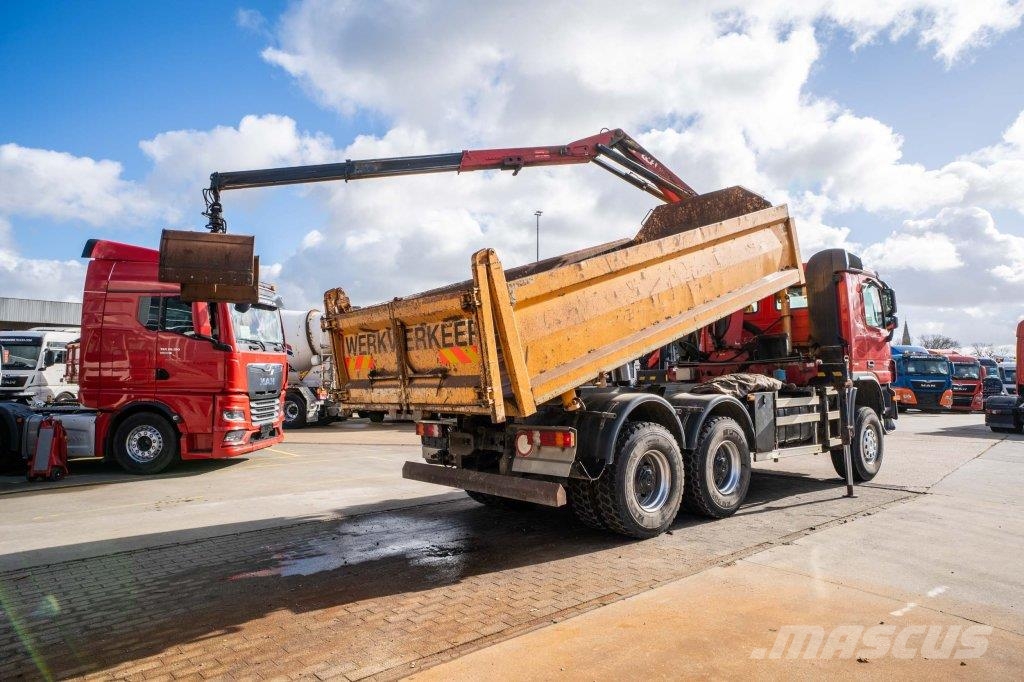 Mercedes-Benz ACTROS 3344 AK-MP3 + HMF1643 Z2 Самоскиди