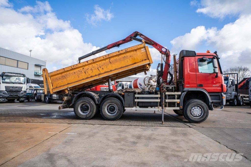 Mercedes-Benz ACTROS 3344 AK-MP3 + HMF1643 Z2 Самоскиди