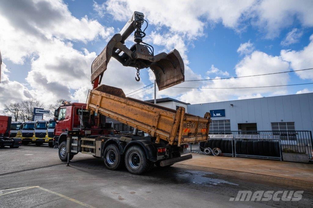 Mercedes-Benz ACTROS 3344 AK-MP3 + HMF1643 Z2 Самоскиди