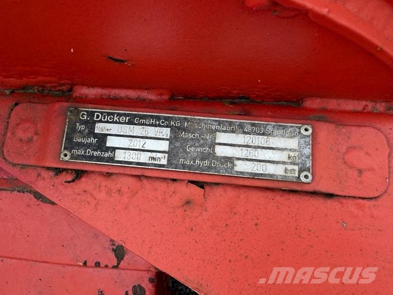 Dücker USM 26 VR4 Nega okolice - drugo