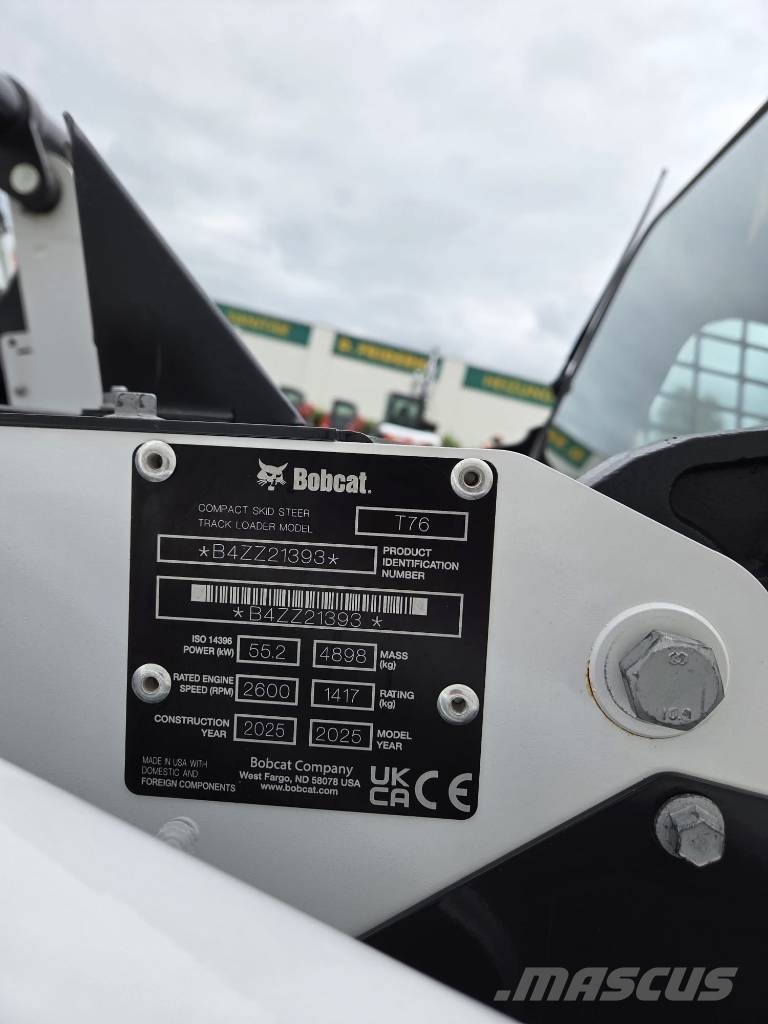 Bobcat T76 HIghFlow لوادر زحافة