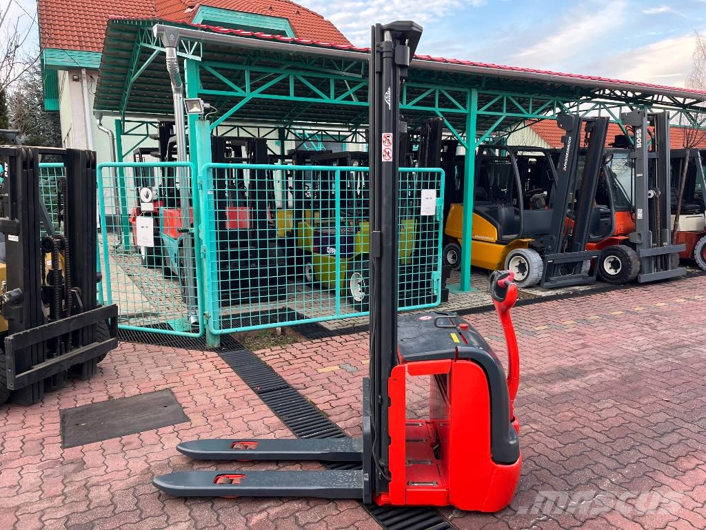 Linde L 14 V-3816 OB 보행식 리치 지게차