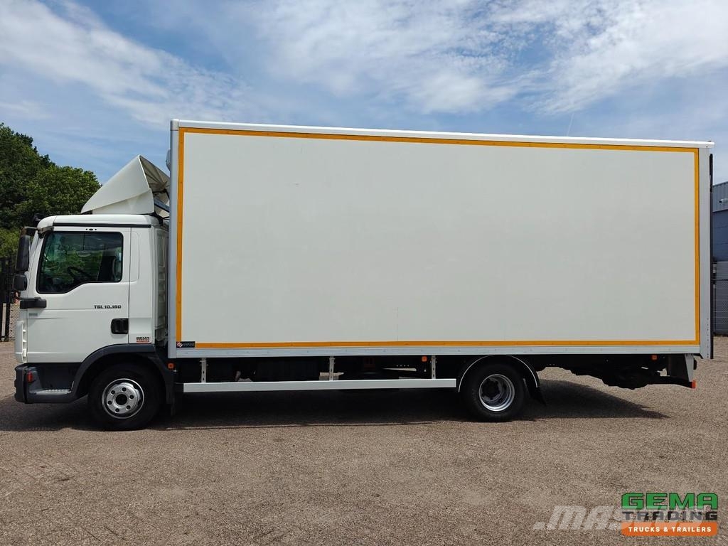 MAN TGL 10.180 4x2 DayCab Euro5 - Enclosed Box 6.7m + Camiones con caja de remolque