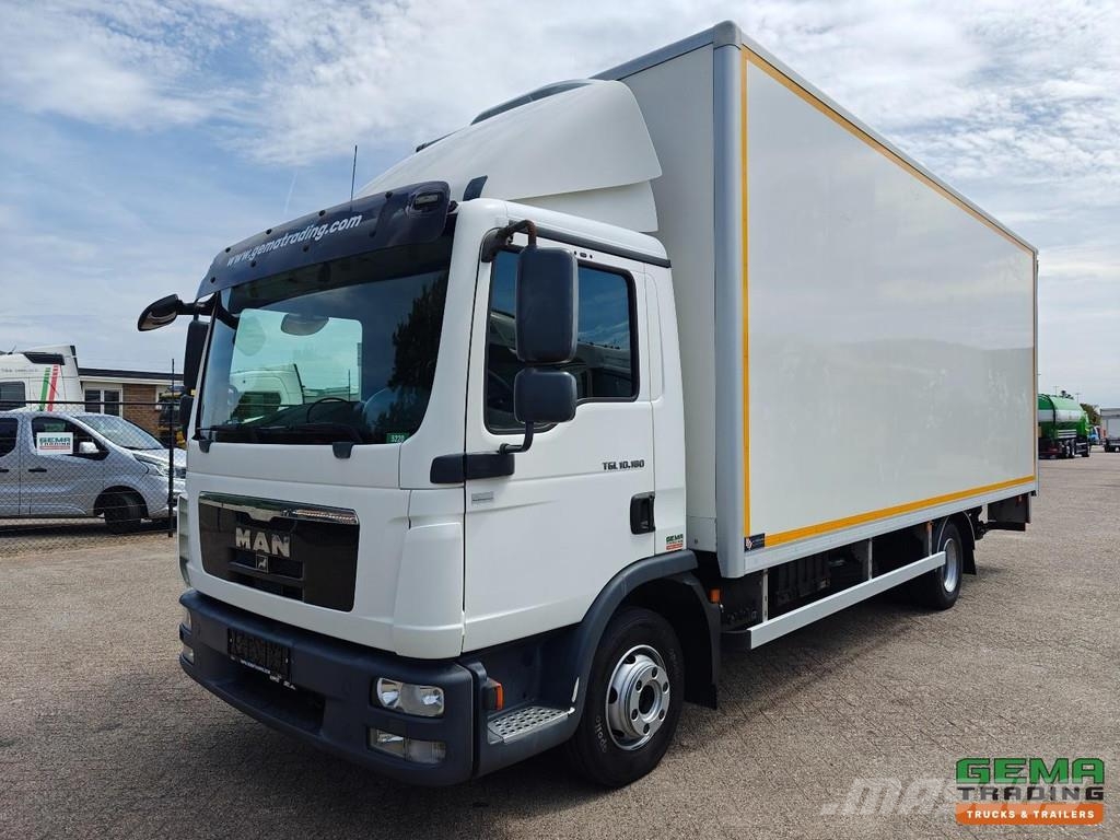 MAN TGL 10.180 4x2 DayCab Euro5 - Enclosed Box 6.7m + Camiones con caja de remolque