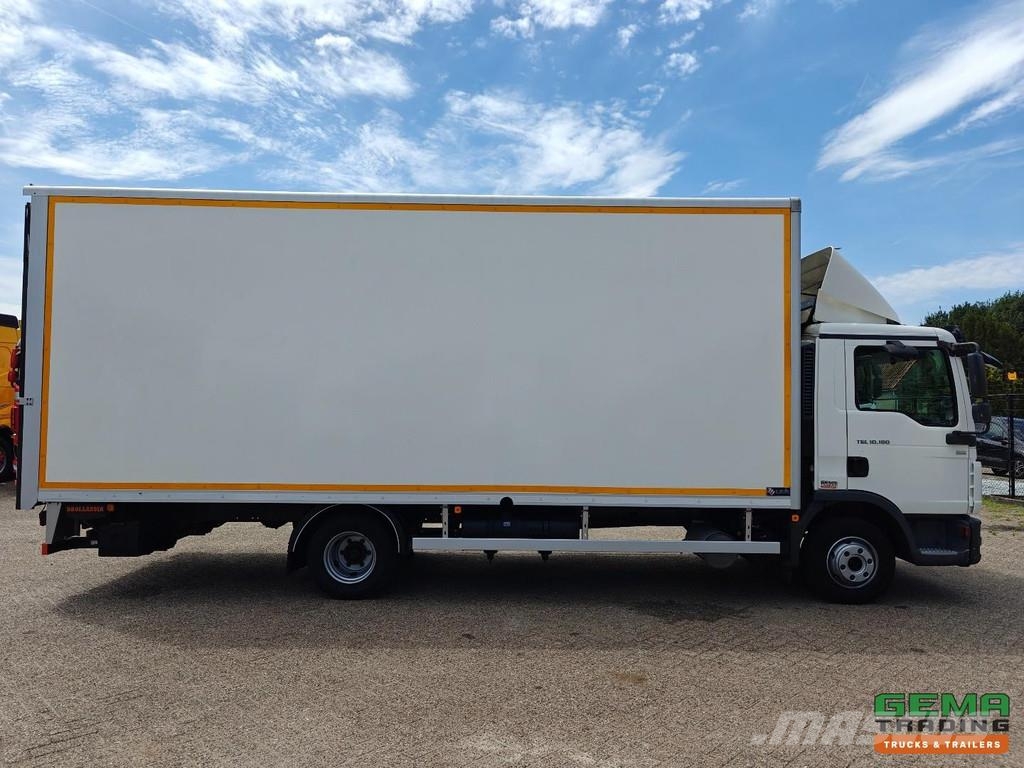 MAN TGL 10.180 4x2 DayCab Euro5 - Enclosed Box 6.7m + Camiones con caja de remolque
