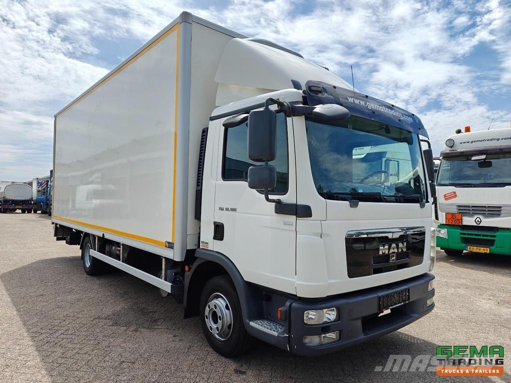 MAN TGL 10.180 4x2 DayCab Euro5 - Enclosed Box 6.7m + Camiones con caja de remolque