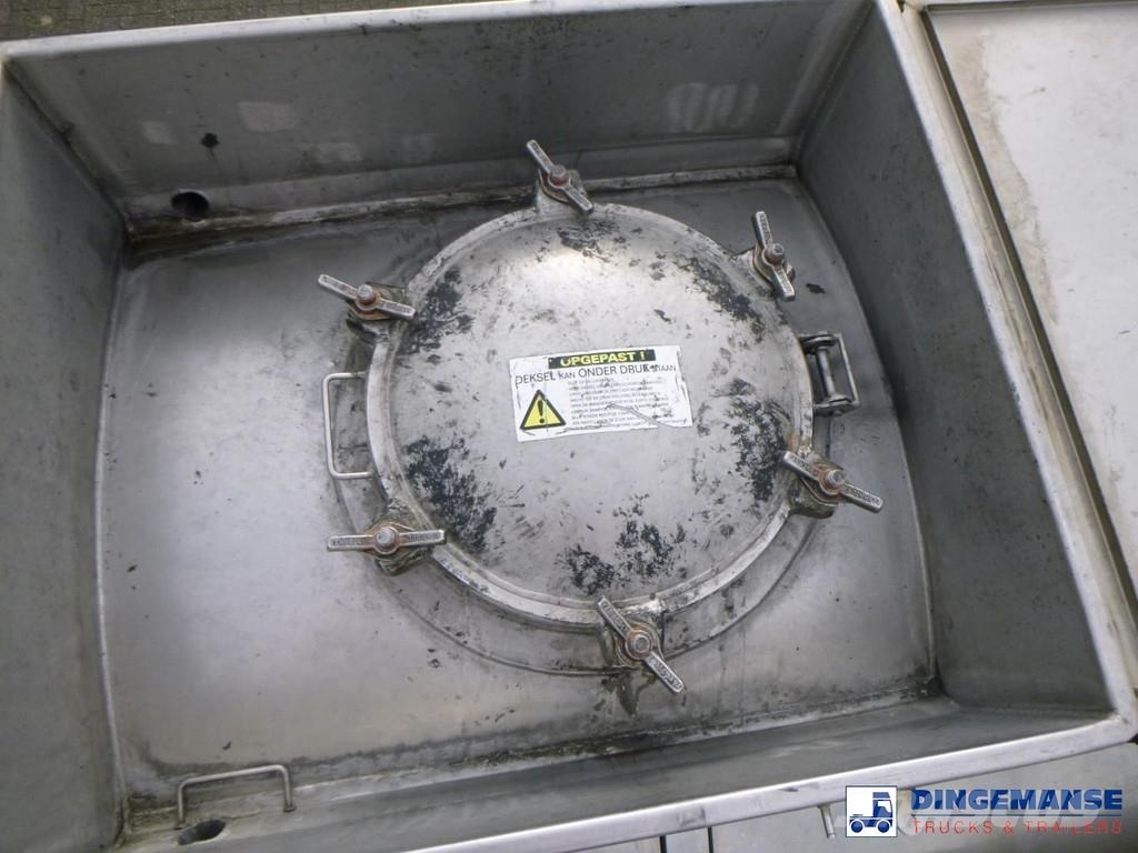 Van Hool Chemical tank inox 30 m3 / 1 comp Cisternové návesy