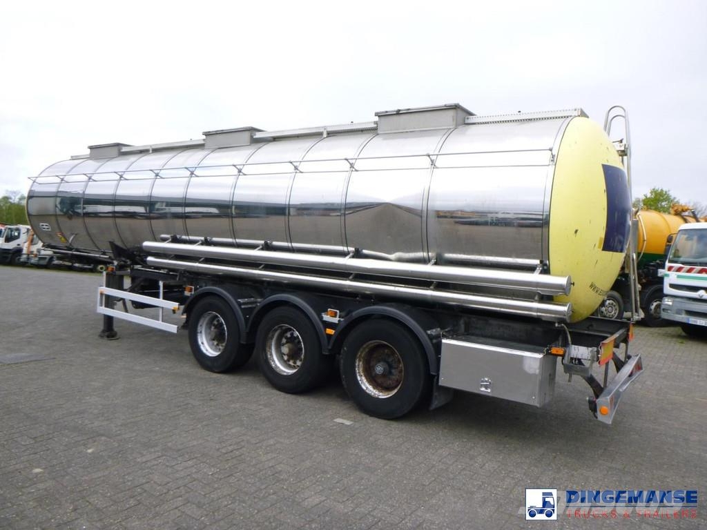 Van Hool Chemical tank inox 30 m3 / 1 comp Cisternové návesy