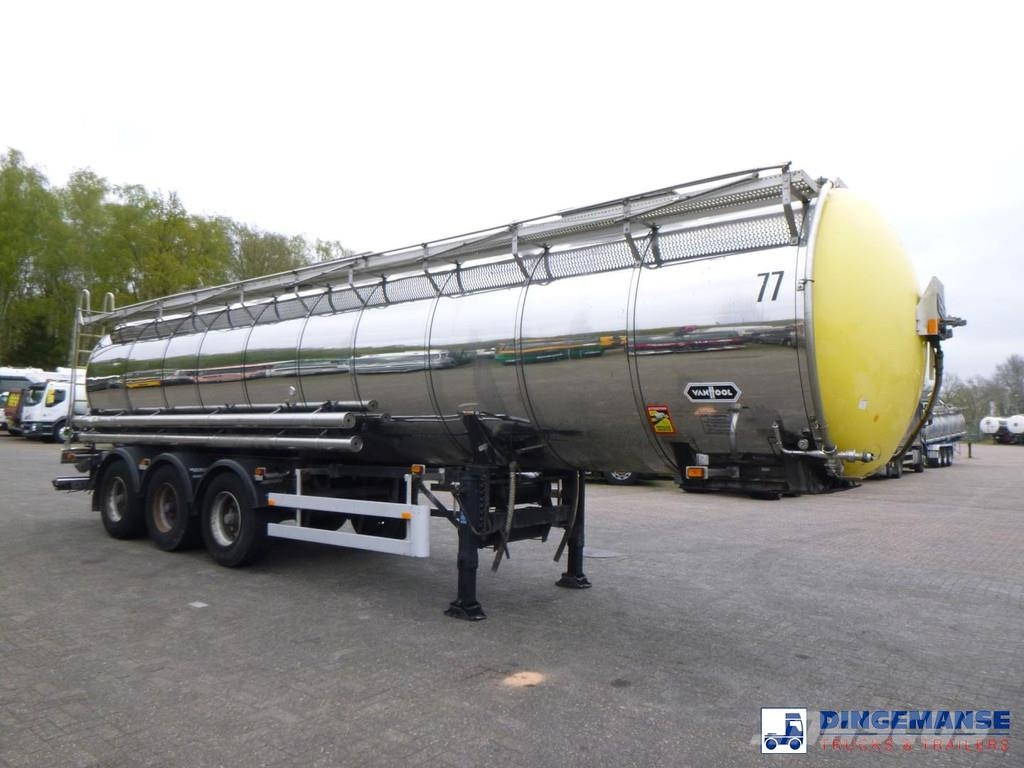 Van Hool Chemical tank inox 30 m3 / 1 comp Cisternové návesy