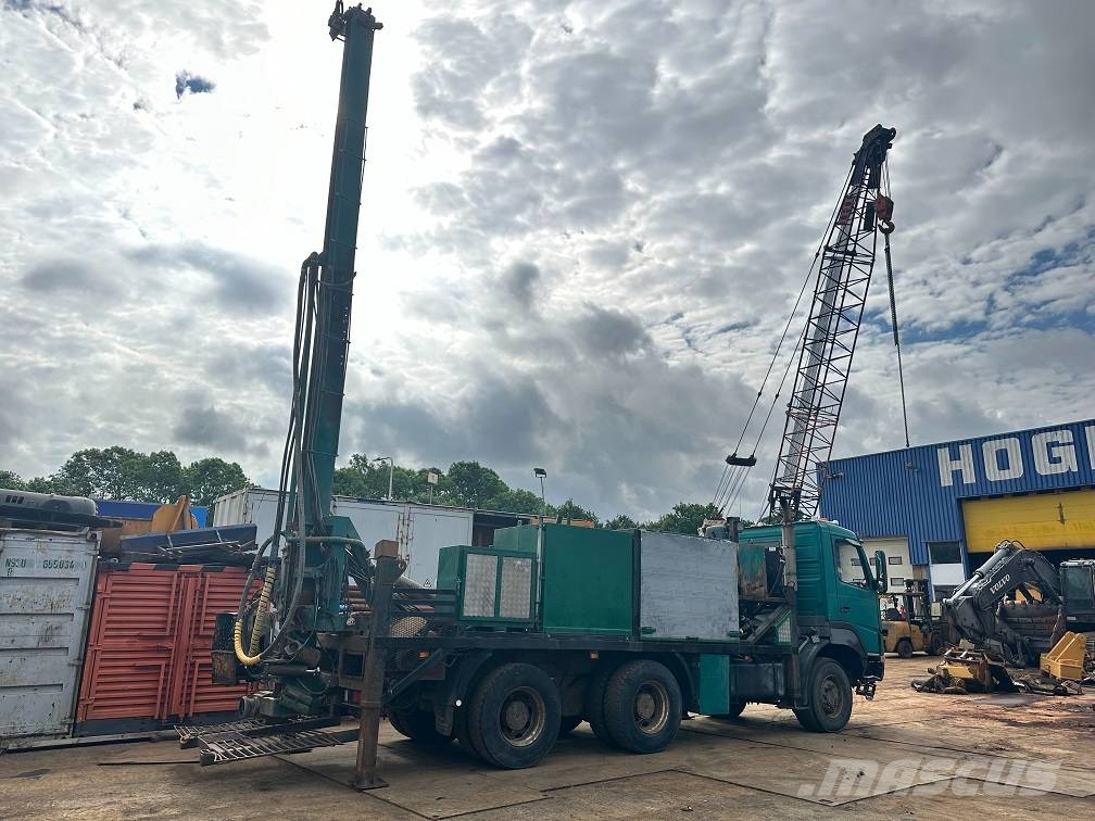 Volvo terberg fm1350 water well drill 500m mudpump Verticale Boorinstallaties
