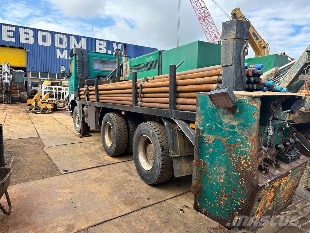 Volvo terberg fm1350 water well drill 500m mudpump Verticale Boorinstallaties