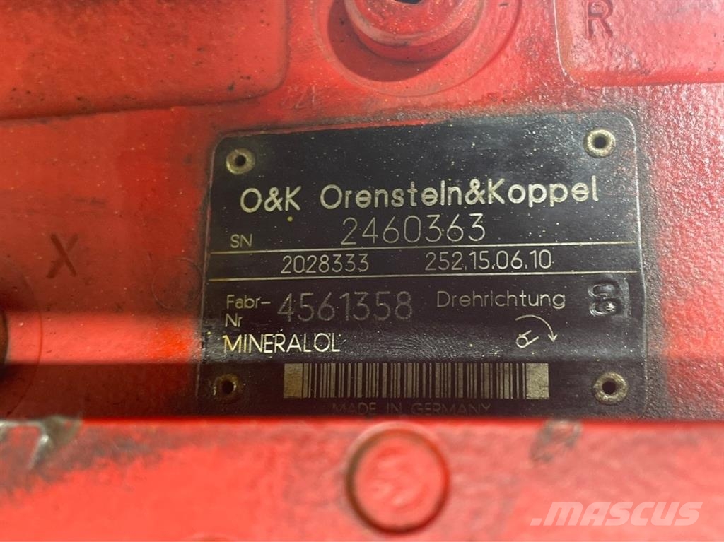 O&K MH6.5-2460363-Drive pump/Fahrpumpe/Rijpomp Hydraulik