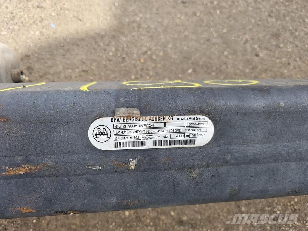 BPW SKHZF 9008-15 ECO P MEGA AXLE DISC Ejes