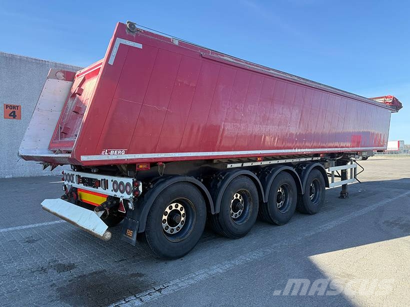 Kel-Berg 4 axle Tipper / Alukastenmulde Kipper 37m3 Semi-reboques basculantes