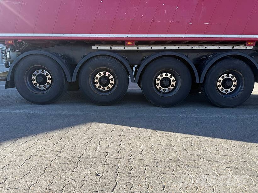Kel-Berg 4 axle Tipper / Alukastenmulde Kipper 37m3 Semi-reboques basculantes