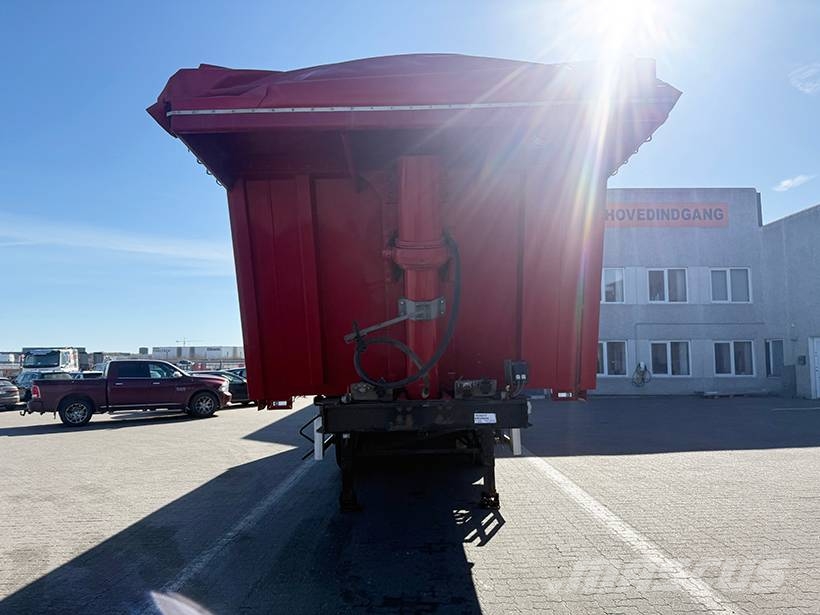 Kel-Berg 4 axle Tipper / Alukastenmulde Kipper 37m3 Semi-reboques basculantes