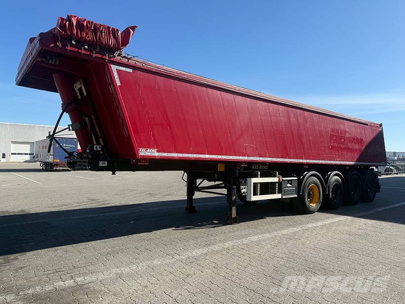 Kel-Berg 4 axle Tipper / Alukastenmulde Kipper 37m3 Semi-reboques basculantes