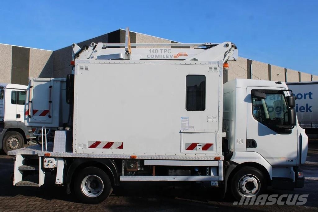 Renault Midlum 220 + 14METER + EURO 5 Plataformas sobre camión