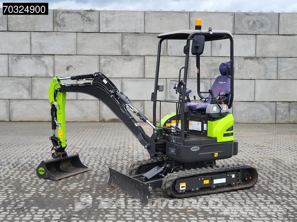 Zoomlion ZE18 GU KUBOTA ENGINE - PIN ON / 3 BUCKETS CE CERT Minigravere <7t