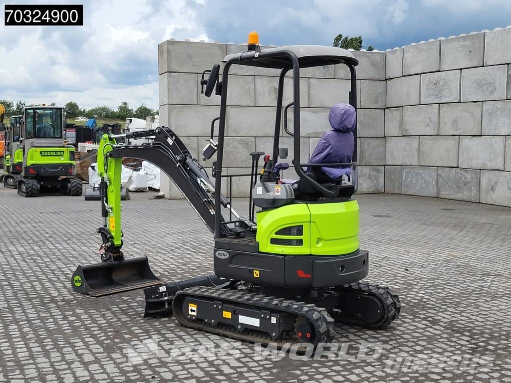 Zoomlion ZE18 GU KUBOTA ENGINE - PIN ON / 3 BUCKETS CE CERT Minigravere <7t